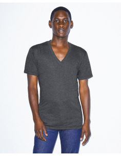 A-AATR461-UNISEX TRI-BLEND SHORT SLEEVE V-NECK T-SHIRT 2